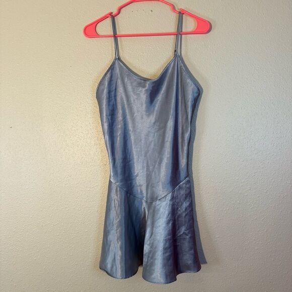 Victoria's Secret collection Shimmering Silver Chemise VTG 1998 S - Picture 1 of 5